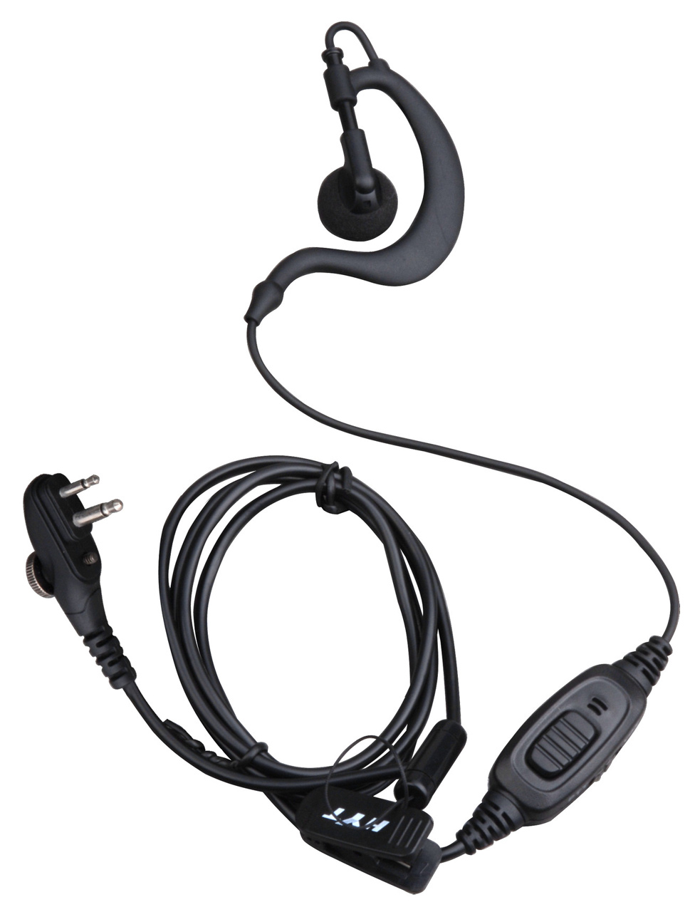 HYTERA Ohrhörer mit C-Bügel, integriertem PTT und Mikrofon, separater PTT-Taste und VOX Steuerung EHM18-A 580002045010
