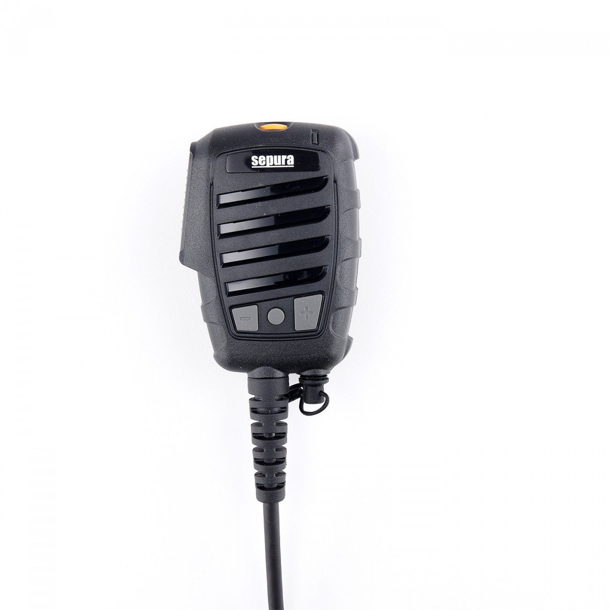 SEPURA Lautsprecher-Mikrofon ADVANCED sRSM IP67 kurz, mit Clip, 3 Tasten &amp; Notruf, für STP8/9000, SC20, SC21, mit 31cm Kabel 300-01982