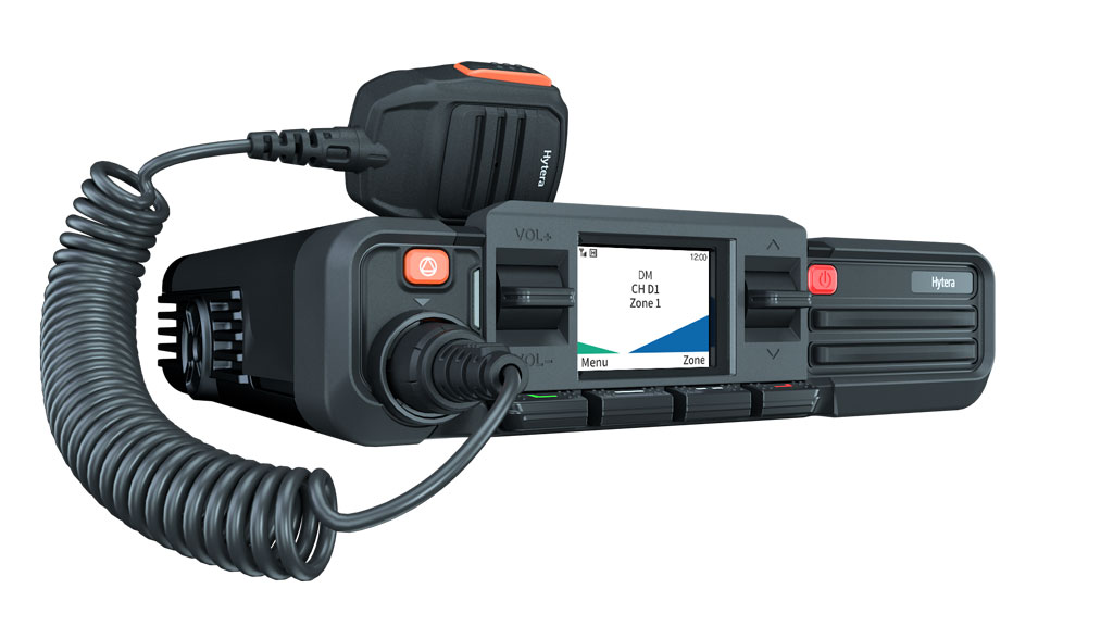 SET Hytera HM685 mobile Funkgerät UHF Mikrofon Montagebügel GPS Bluetooth High Power HM685HGBTU1