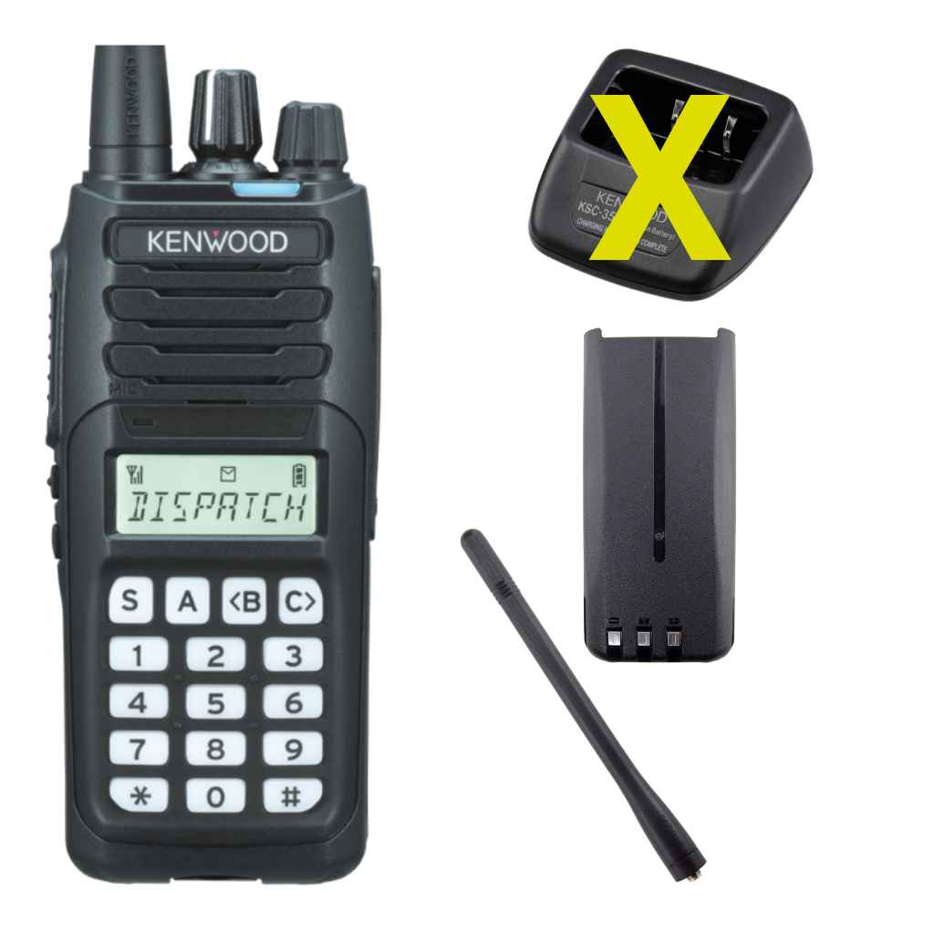 Kenwood NX-1200DES4L6M VHF DMR Akku Antenne NX-1000 Serie Display / Volltastatur