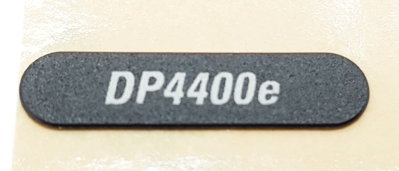Typenschild DP4400e hinten 33012015052