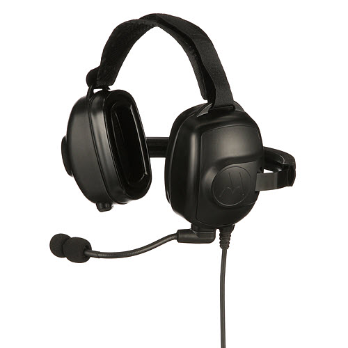 Motorola Hochleistungs-Headset mit Gehörschutz und Hinter-Kopf-Band - TIA4950 zertifiziert PMLN6763A