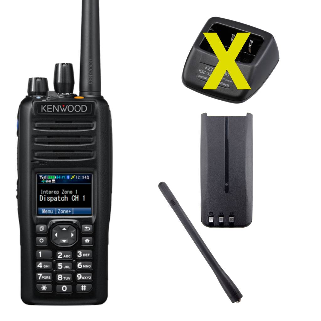 Kenwood NX-5200ESP1L6M VHF NXDN/DMR Akku Antenne NX-5000 Serie E Display Volltastatur