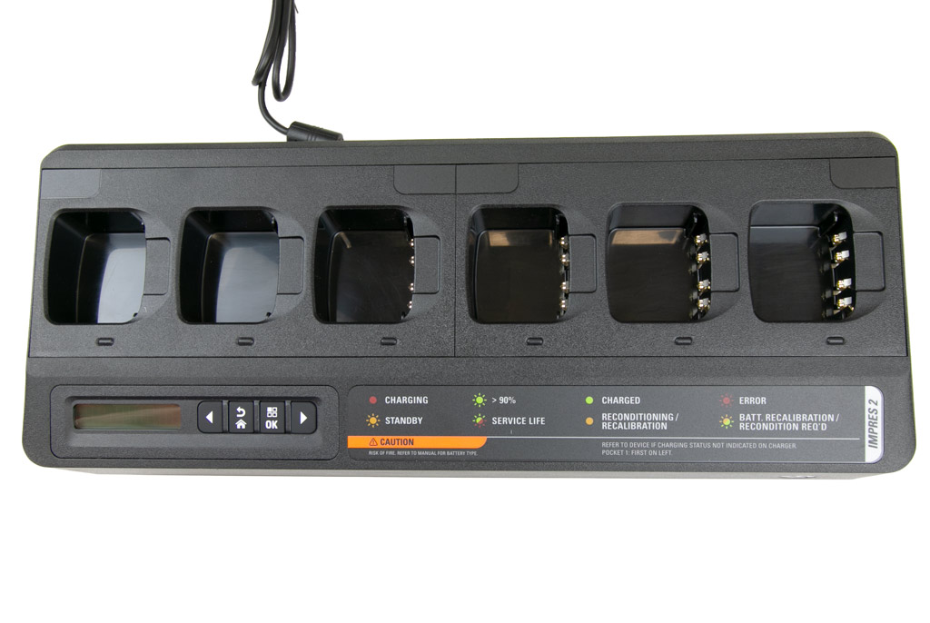 MOTOROLA IMPRES2 6-fach-Ladegerät Mehrfachladegerät mit Display DP3441 DP3661 GP-Serie GP344 GP388 PMPN4297A