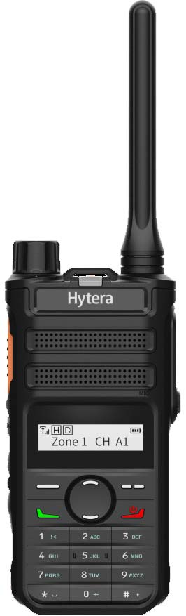 SET Hytera AP585 UHF 400-470MHz analoges Handfunkgerät IP67 mit Batterie Antenne AP585U1IP67