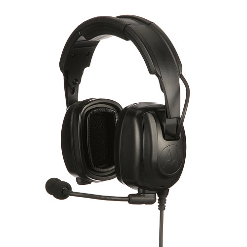 Motorola Hochleistungs-Headset mit Gehörschutz und Über-Kopf-Band PMLN7464A