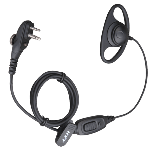 HYTERA Ohrhörer mit D-Bügel und integriertem Mikrofon, separate Sendetaste, VOX- oder PTT-Steuerung EHM15 580003013004