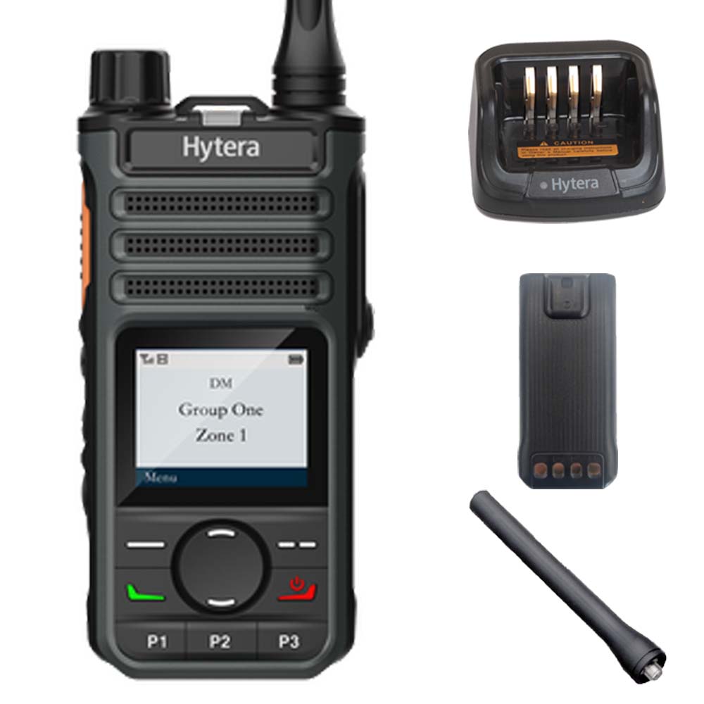 SET Hytera BP565 UHF Bluetooth Handfunkgerät Batterie Antenne Ladegerät BP565U1BT
