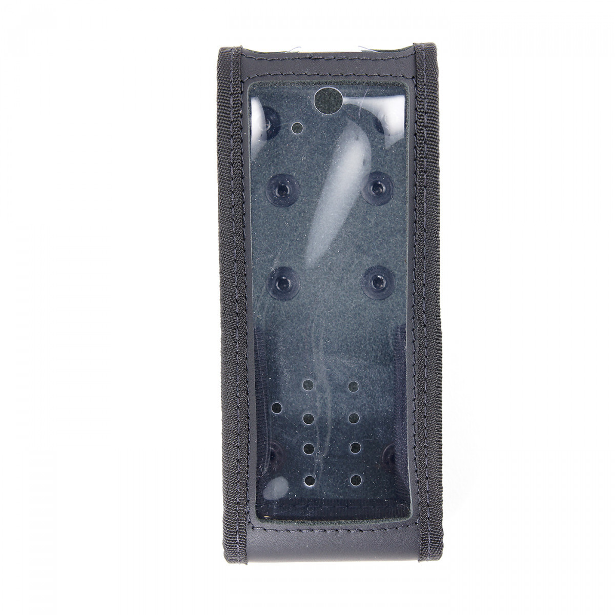 SEPURA Weichledertasche mit kontakt-pro Knopf für Sepura STP8038 STP9038 E16902 M27054
