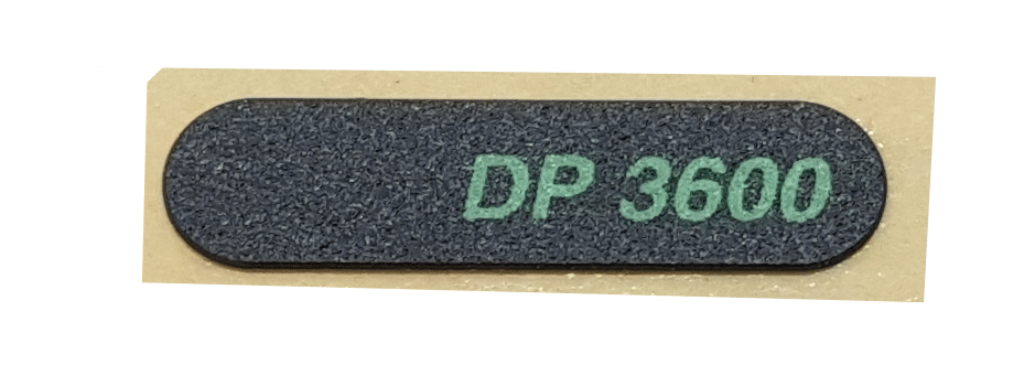 Typenschild DP3600 vorne klein 3371390L04