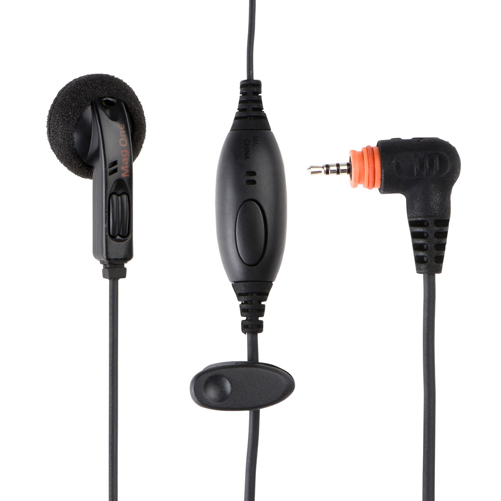 Motorola MagOne Ohrhörer mit Mikrofon und PTT Taste im Kabel  PMLN7156A